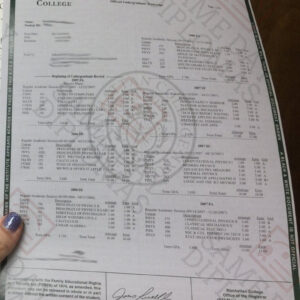 Bachelor's Degree Transcripts