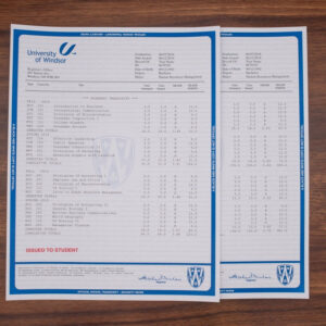 College University Transcripts Canada