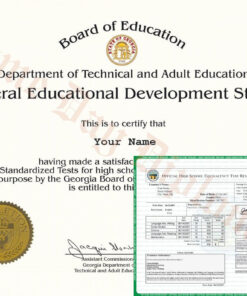 GED Diploma and Transcripts