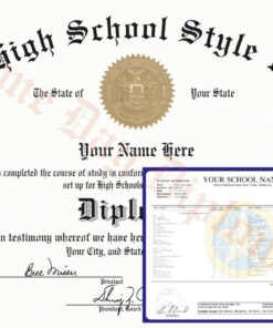 High School Diploma and Transcripts1