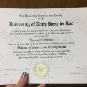 Master Degree Diploma