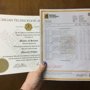 Master Degree Diploma & Transcripts