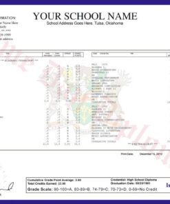 Secondary School Canada Transcripts