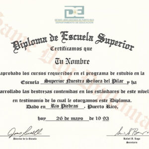 Spanish Secondary Certificate